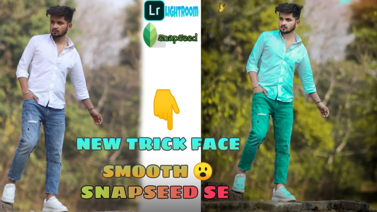 lightroom editing background color change | snapseed face smooth photo editing