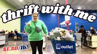 FIRST BINS TRIP OF THE YEAR!  Thrift With Me at the Goodwill Outlet!