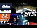 Kalle Rovanperä Split Screen Rally Onboard : WRC Rally Sweden 2022