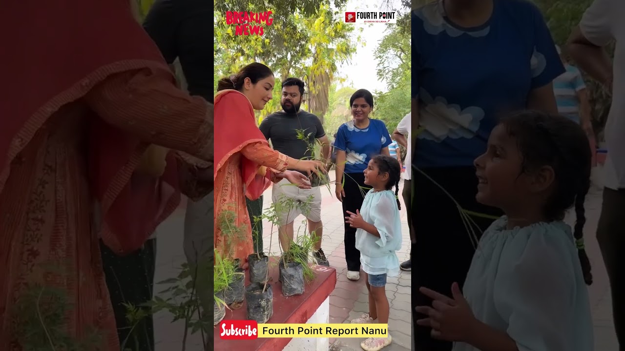 World Environment Day campaign by Bollywood actress Sonia Mann ll