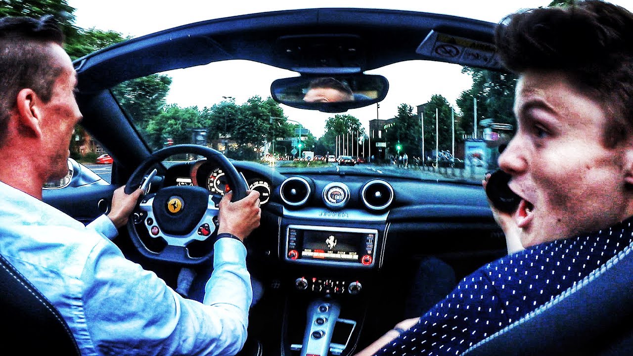 MEINE ERSTE FAHRT MIT EINEM FERRARI | Dner + Felixba + Webvideopreis Vlog #022