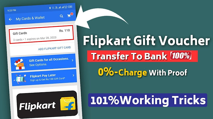 How to transfer funds from gift card to bank account