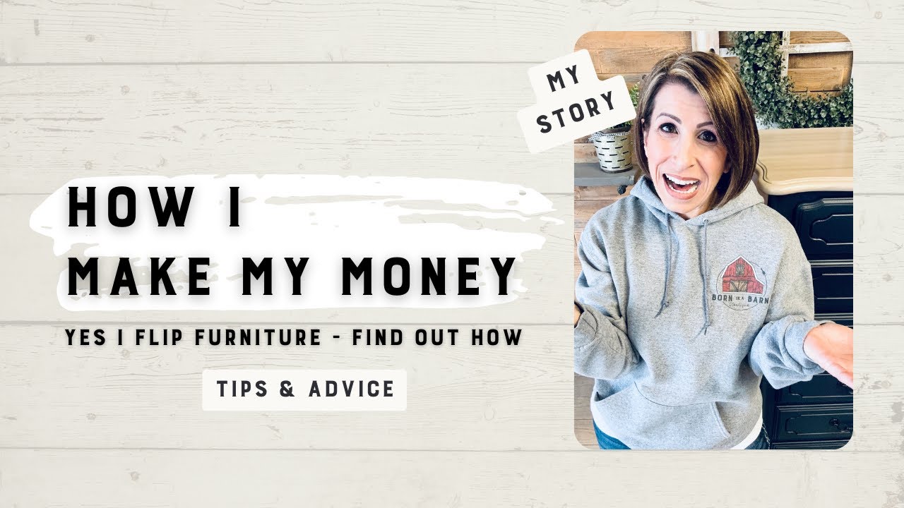 How I Earn Money From Home Flipping Furniture
