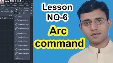 Arc Command In AutoCAD Tutorial In Urdu | AutoCAD Arc Command | SparkCAD Mechanical