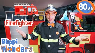 blippi the firefighter to the rescue blippi wonders educational videos for kids