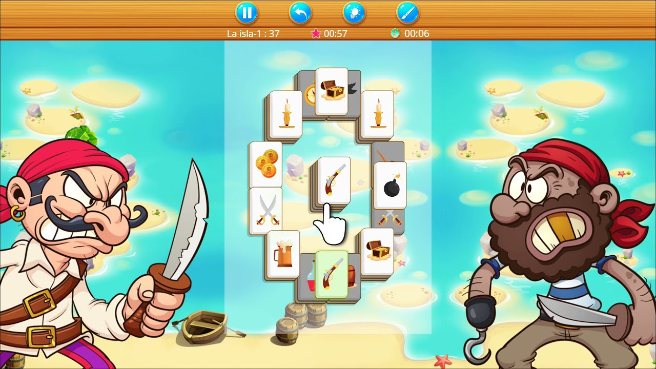 Mahjong Pirate Plunder Quest MOD APK cover
