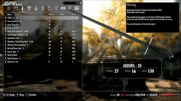 Skyrim Mod Highlights 1/2 LOTR Weapons Collection