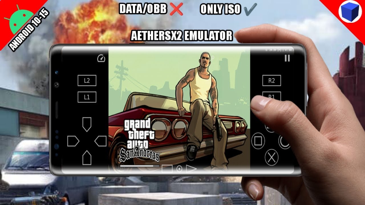 GTA San Andreas | AetherSX2 Emulator | Enhanced Graphics!! - YouTube