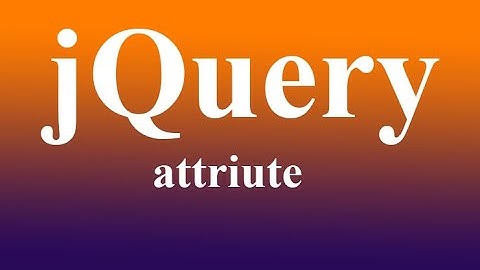 jquery강좌-jquery 속성