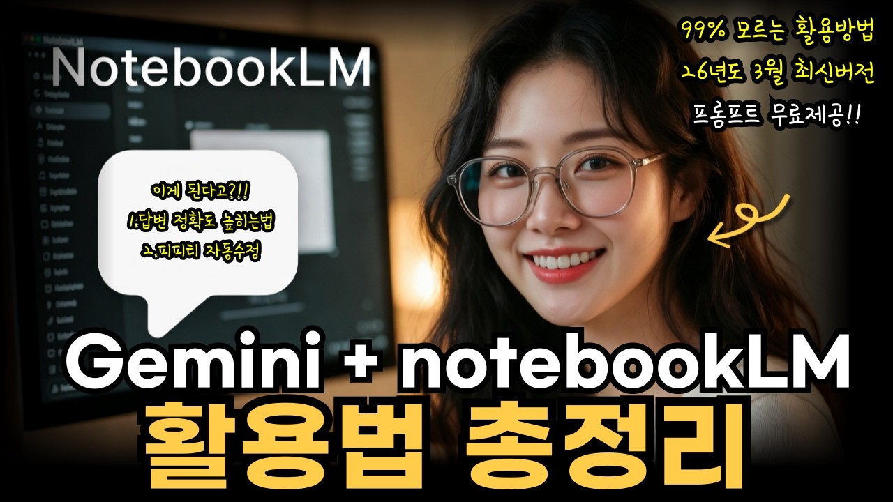 99%는 모르는 최신 gemini +노트북LM 활용법 총정리 (무료강의)