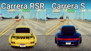 NFS Heat: Porsche 911 Carrera RSR vs Porsche 911 Carrera S - Drag Race