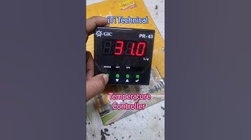 GIC TEMPERATURE CONTROLLER #electrical #electrician #electronic #youtube #video #viral #gic #textile