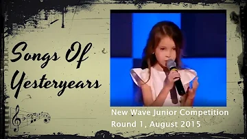 Daneliya Tulesghova. Songs Of Yesteryears. Day 01, Aug 2015 New Junior Wave Competition.