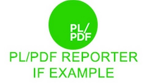 PL/PDF IF Content Control