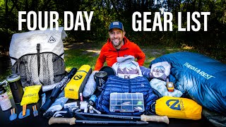 How I fit all this backpacking gear in a 40L pack