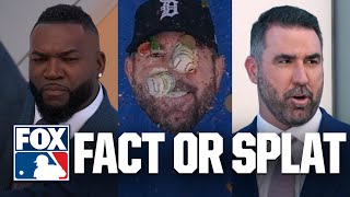 Big Papi & Justin Verlander Take on MESSIEST MLB Trivia Challenge 🫟 FACT or SPLAT Guide