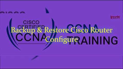 How to Backup and Restore Cisco Router Config File to TFTP Server