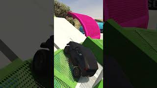 Extreme Precision Driving Test | One Mistake - Fall 😱 | GTA V #shorts