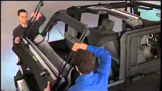 2011 Jeep Wrangler | Raising the Soft Top - 4 door screenshot 2