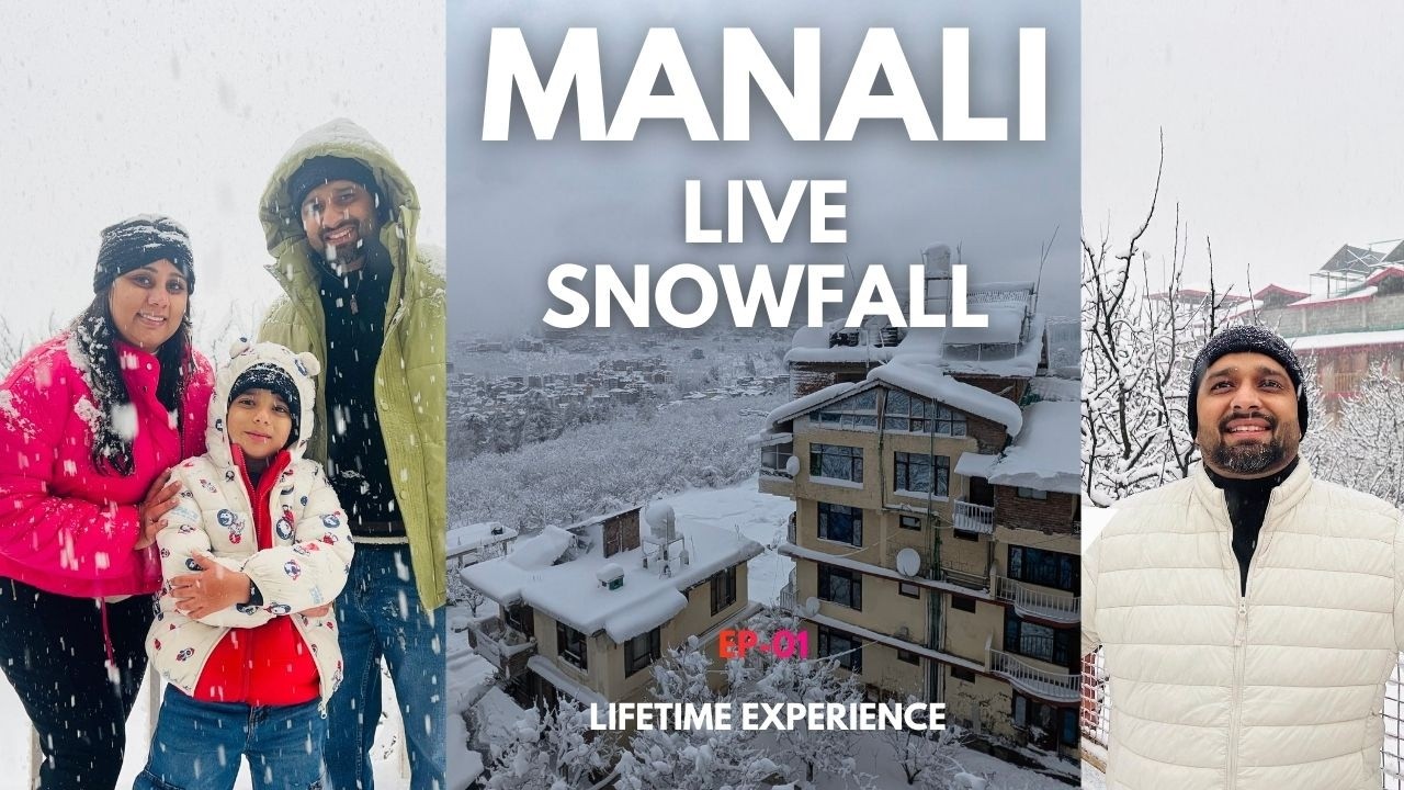 Live Snowfall at Manali | Delhi to Manali | Non Stop 550 KMS | Never Seen Before | EP-01 | By Car