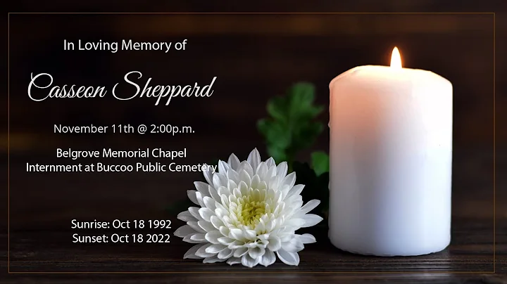 Celebrating the Life of Casseon Sheppard