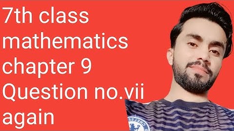 iqbal sun series,7th class exercise 9.2 Q.no(vii again),7th class unit 9 Linear Equetion