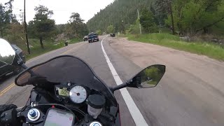 Dumbass Rider Has Close Call