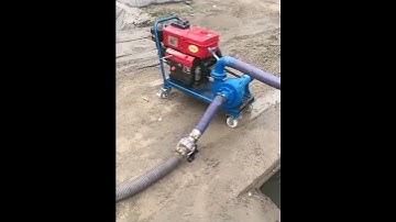 Portable 3 4 inch river water sand pump Diesel Gravel pump