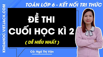 Đề thi cuối học kì 2 - Toán lớp 6 - Kết nối tri thức (DỄ HIỂU NHẤT)