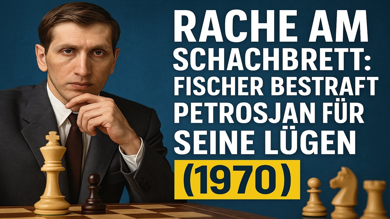 Rache am Schachbrett: Fischer bestraft Petrosjan für seine Lügen (1970)