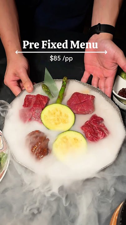 $85 pre-fixe menu at Futago