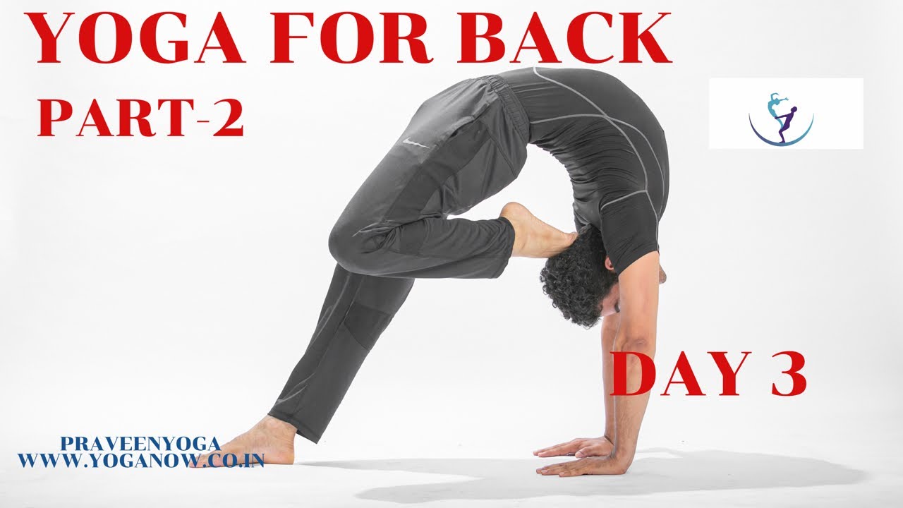 Back Path Yoga DAY 3 YOGA FOR BACK|STEP BY STEP|Part-2|PRAVEENYOGA - YouTube