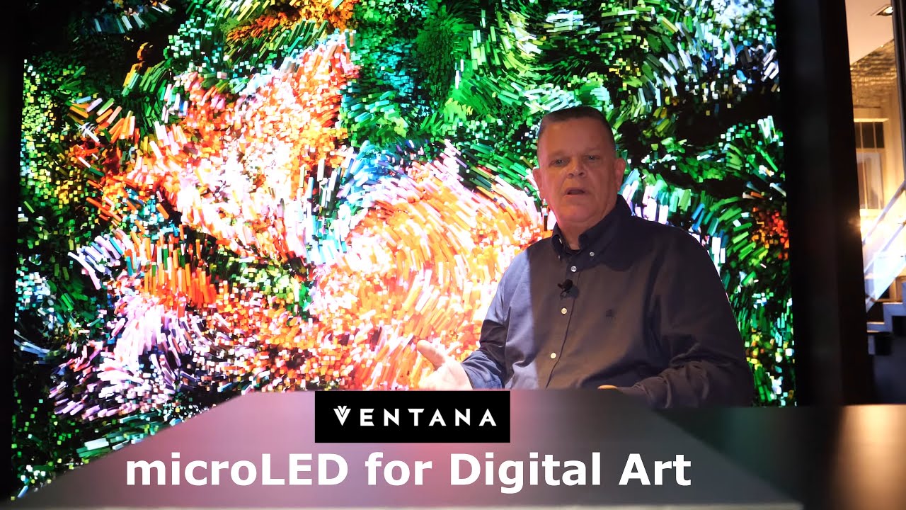 Ventana microLED 149" 4K+ Art Canvas, интервью с соучредителем Китом Харрисоном, первый Ventana в...