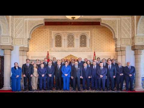 مراسم الاستقبال الملكي لأعضاء الحكومة الجديدة وأداء القسم بالقصر الملكي بالرباط