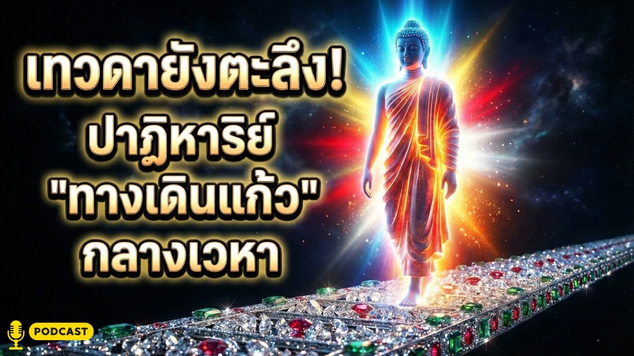 อภินิหารรัตนจงกรม: มหาปาฏิหาริย์เนรมิตทางเดินแก้วมณีกลางอากาศ | ปาฏิหาริย์ พลิกชีวิต