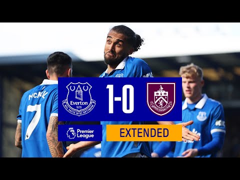 EXTENDED PREMIER LEAGUE HIGHLIGHTS: EVERTON 1-0 BURNLEY