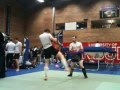 Edinburgh university kickboxing club demo