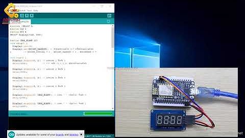 สอนใช้งาน ESP8266 โมดูลแสดงผลแบบนาฬิกา ตัวเลข 4 หลัก LED Time Clock Module