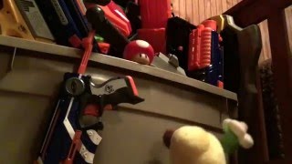 Smk Short-Wiggler Finds A Nerf Gun