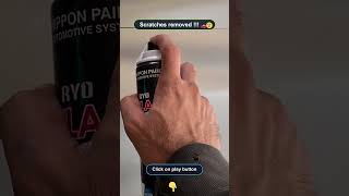 Car Scratch Gone in 30 Seconds! 😱 | DIY Scratch Removal #Shorts