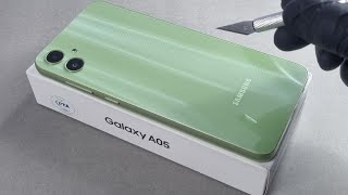 Samsung A05 (Light Green) Unboxing - ASMR