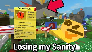 Losing my Sanity | Bee Swarm Simulator (Sticker Update)