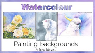 A Few Watercolour Background Ideas