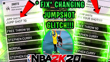 *WORKING* FIX JUMPSHOT 70 GLITCH NBA2K20!! FIX CHANGING JUMPSHOT GLITCH 2K20 BEST JUMPSHOT PATCH 11