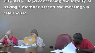 Apalachicola Board of Adjustment Meeting 7 20 15 NO QUORUM