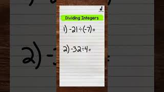Famous Dividing Integers | How to Divide Integers | Math with Mr. J #Shorts Profile