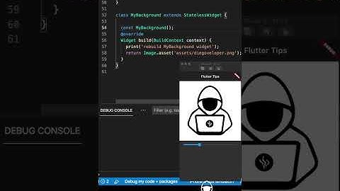 Flutter Tip | Optimización - const Constructor | #Shorts