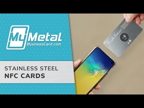 Revolutionary Metal NFC Business Cards | My Metal Business Card