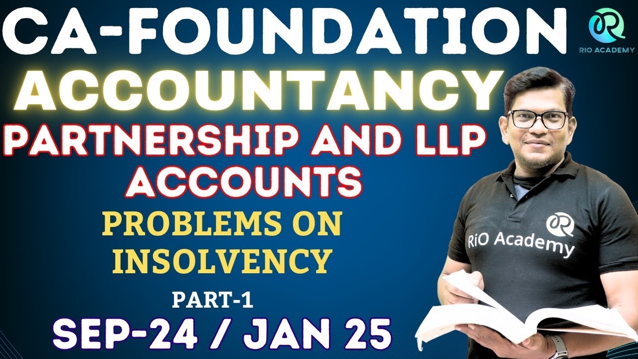 CA Foundation Accountancy | Partnership and LLP Accounts | Problems on ...