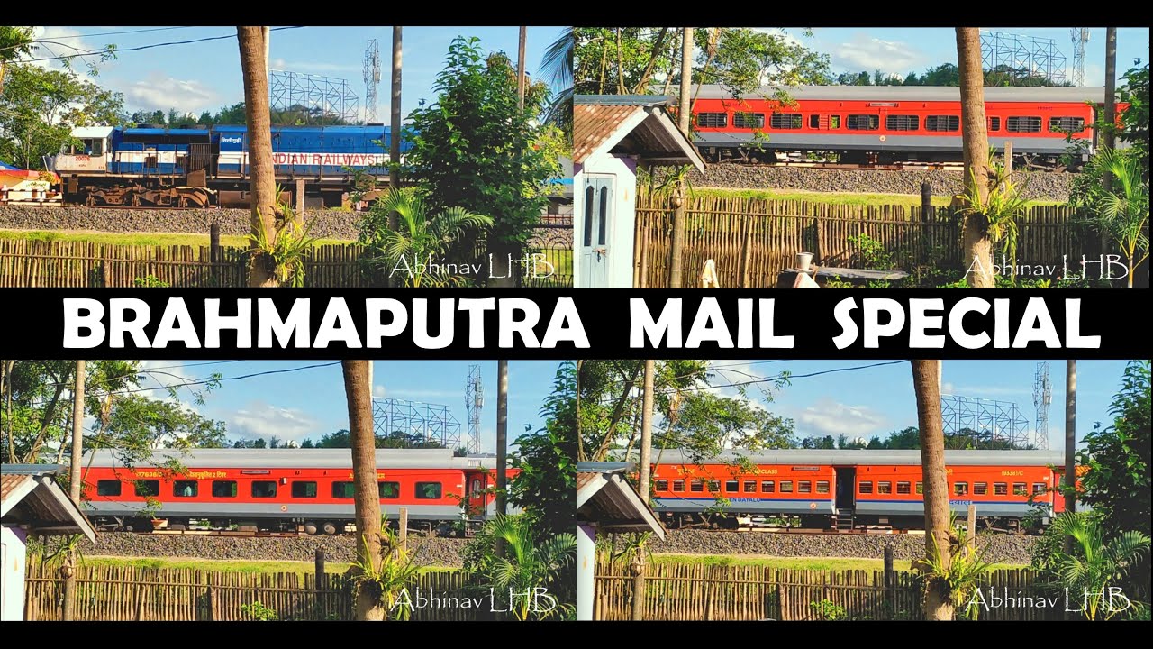 Best Lockdown Video so far of Brahmaputra Mail Special from Delhi to Dibrugarh || SGUJ WDP4 || EMD